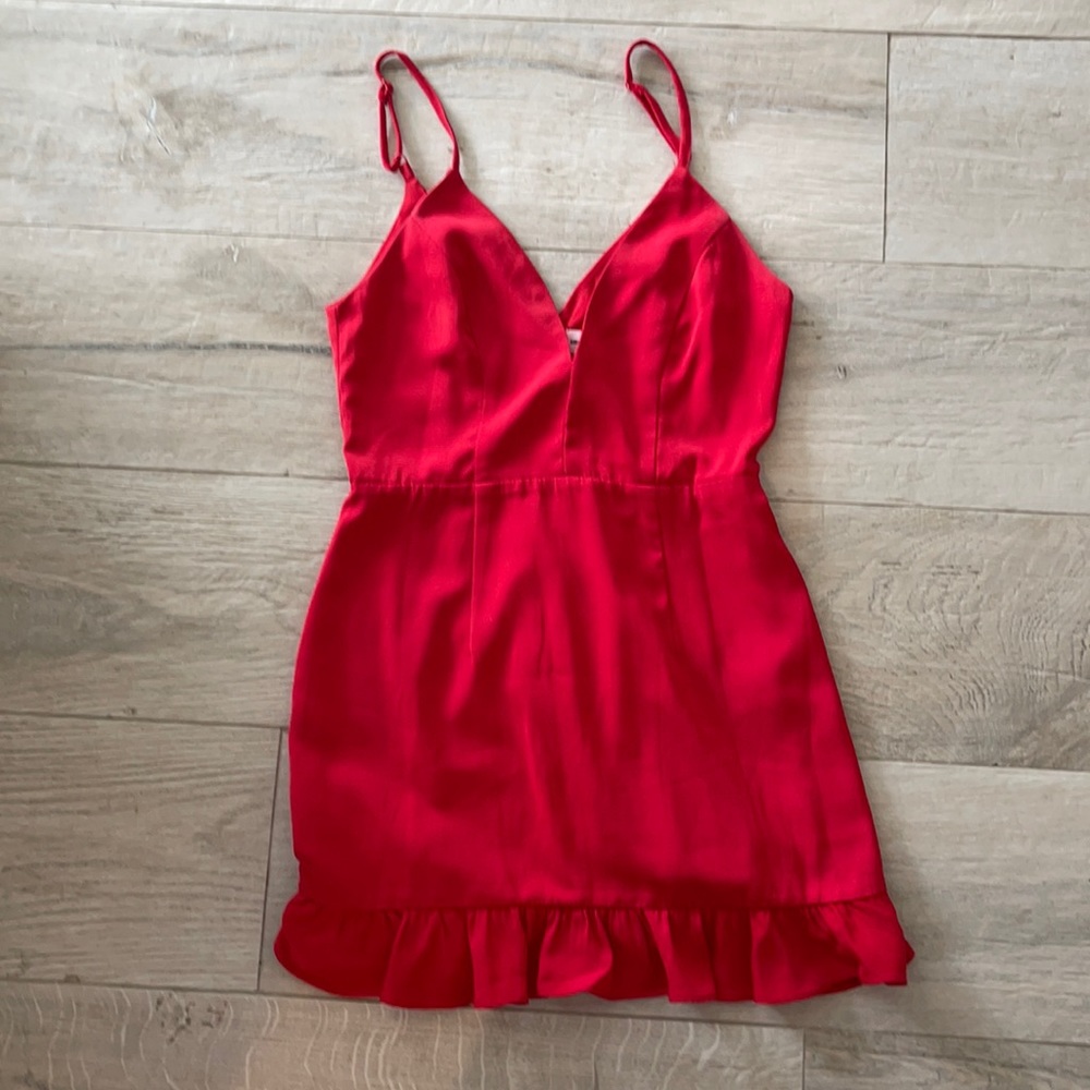 Superdown mini red dress